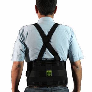 FAJA PARA CARGAR LUMBAR DE SEGURIDAD CON 3ER CINTURÓN, VARILLAS Y TIRANTES CARGO S- 5 ANCHO 9" S-8 ANCHO 8 “