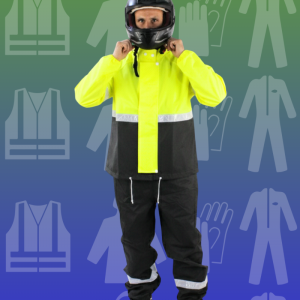EQUIPO IMPERMEABLE MOTOCICLISTA BICOLOR MODELO A14