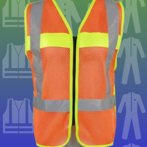 Chaleco de seguridad tipo malla de alta visibilidad