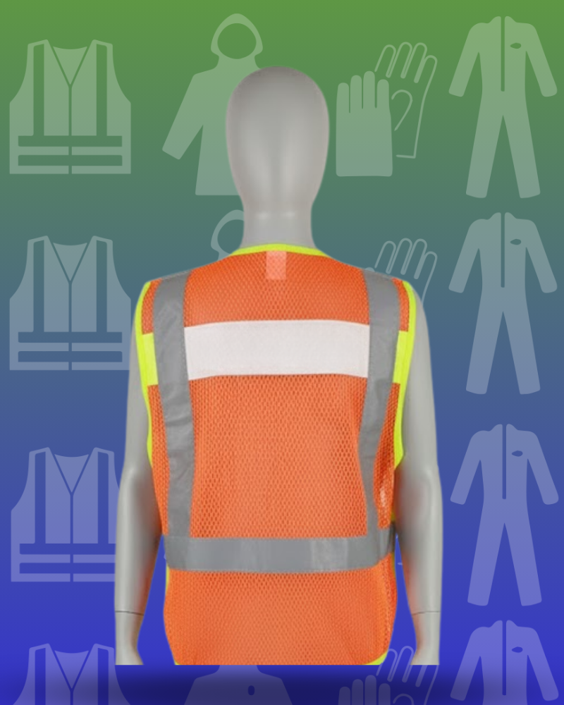 Chaleco de seguridad tipo malla de alta visibilidad - Imagen 3
